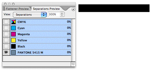 InDesign Seps preview InDesign Seps preview