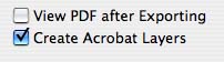 Create Acrobat Layers