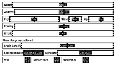 Form Fields Recognized