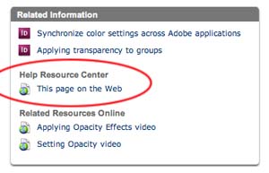 InDesign Help