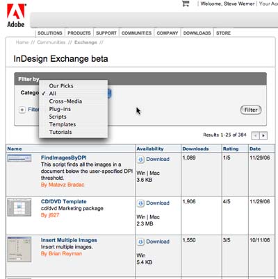 InDesign Exchange