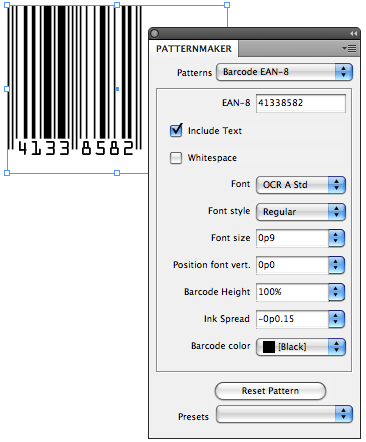 barcodes1 Teacup Software BarcodeMaker plug in