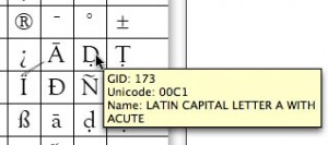 Non-matching Unicode