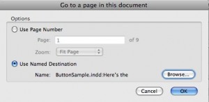 Editing the Named Destination