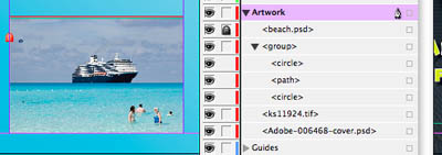 Lock from the Layers Panel