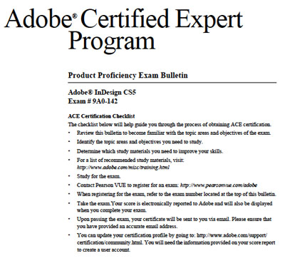 IDCS5 ACE Exam