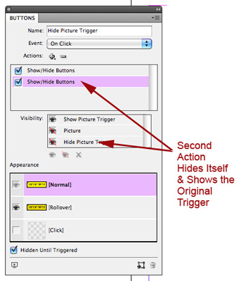 Hide Picture Trigger - 2nd Action