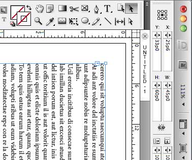 Landscape InDesign iOS