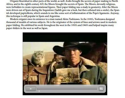 Video in Interactive PDF