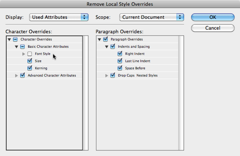 Remove Local Overrides