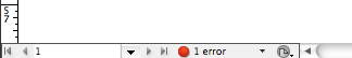 overset text error