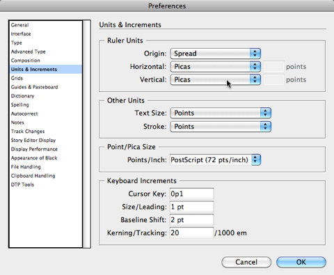 Changing rulers in InDesign.png InchesPicas