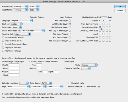 CalendarWizard
