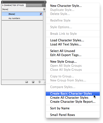Create Basic Styles