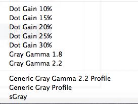 Gray Profiles