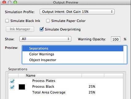 Acrobat's Output Preview