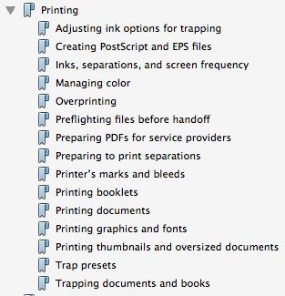 Print Topic in CS6