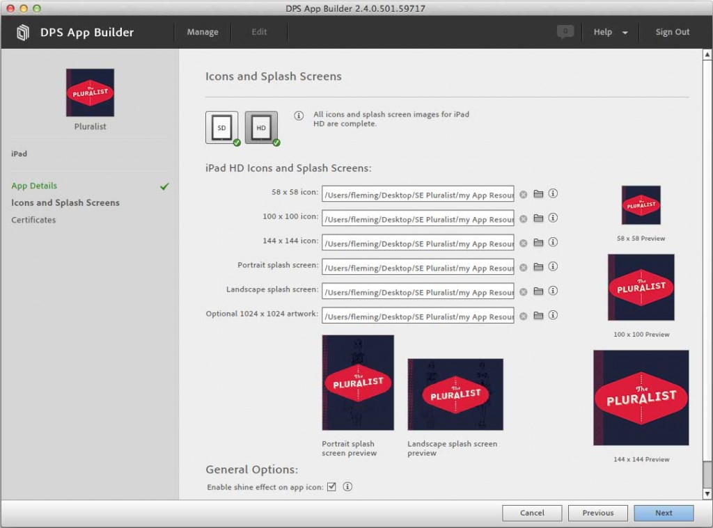 Adobe DPS App Bulider