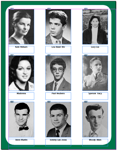 yearbook finished page