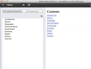 EPUB Navigational TOC