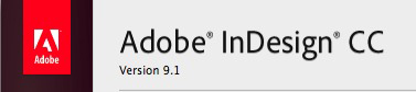InDesign CC 9.1 Splash Screen
