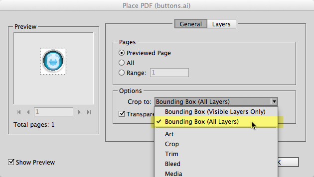 Bounding box setting