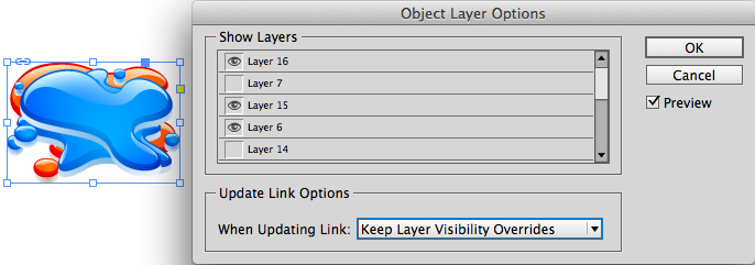 layer visibility