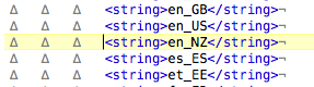 string element