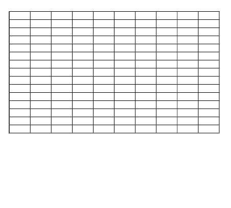 Removing table rows and columns interactively
