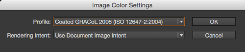 Image Color Settings