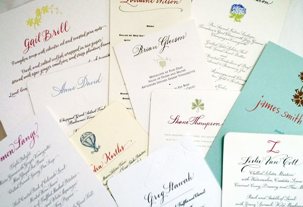 D.Menu-Cards