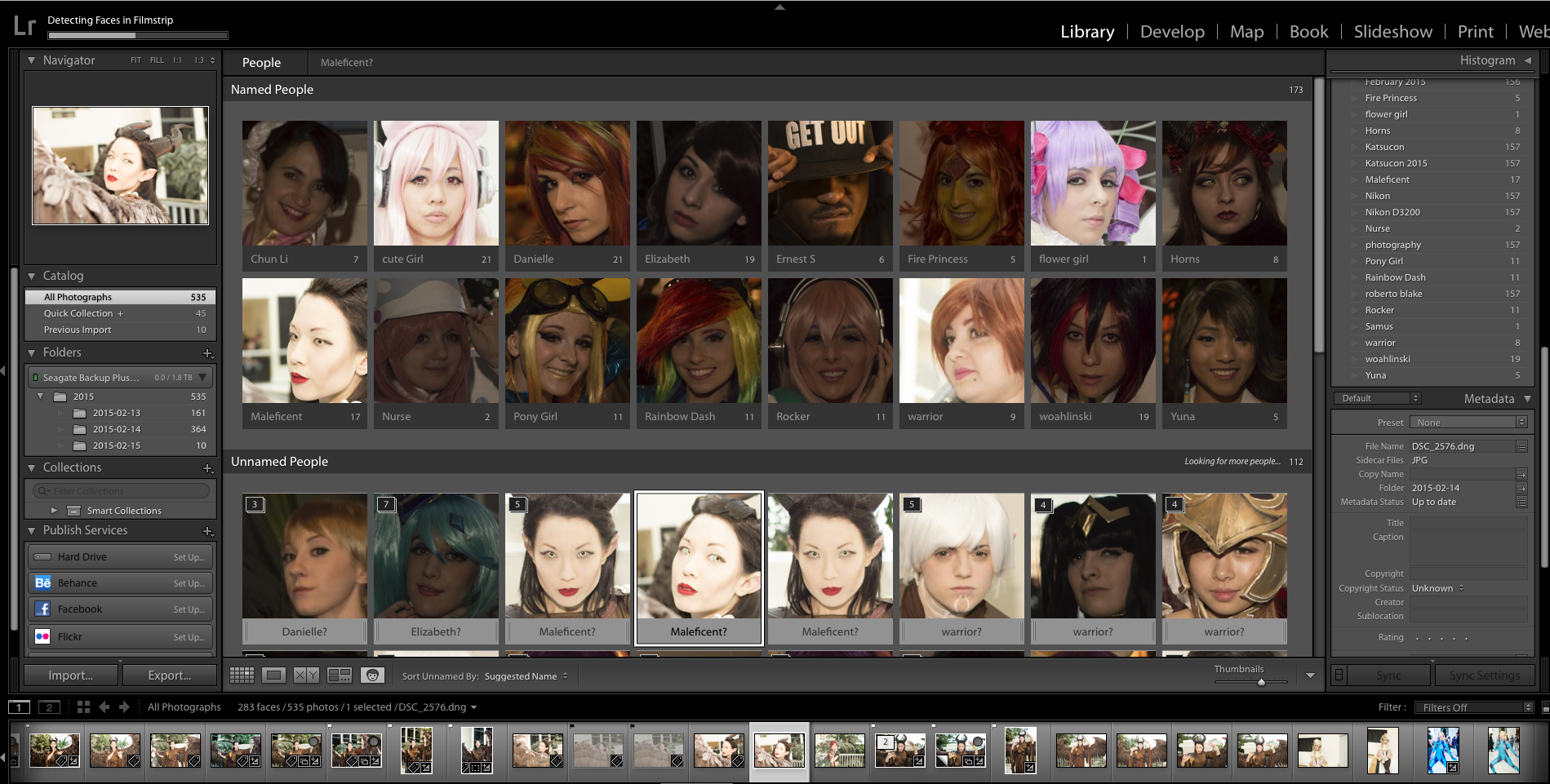 Lightroom 6 Facial Recognition