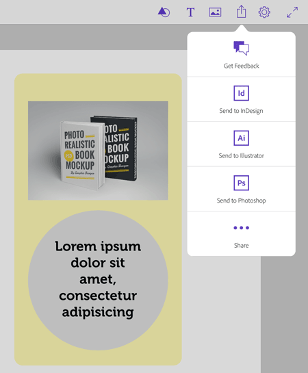 send to indesign