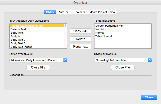 Organizer