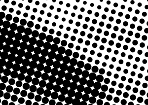halftone0B.png Enlargement of grayscale halftone shows dots of varying sizes