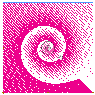 halftone8.png spiral halftone as lines colored magenta