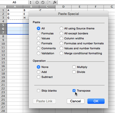 transpose1.png Transpose in excel