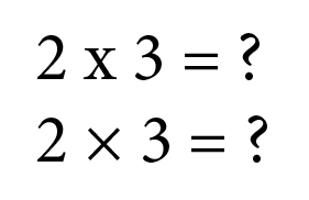 Difference between x and multiplication sign