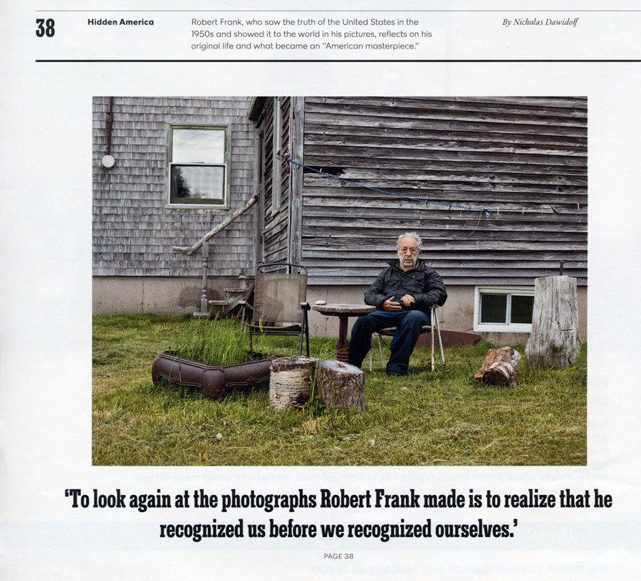 This quotation set in a strong, convincing style is a teaser for the actual article. Perhaps not technically a pull quote as it appears away from the actual article, but still worth noting. The New York Times Magazine.
