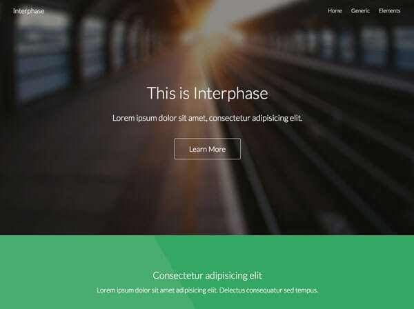template used for mockup