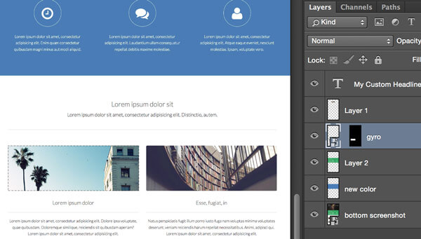 new image in PSD