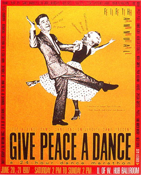 Give Peace a Dance event poster