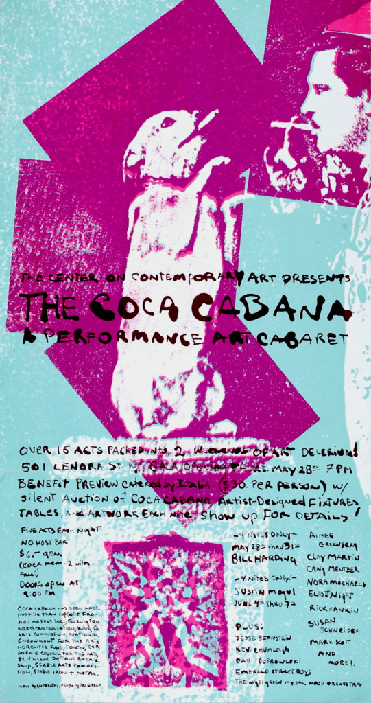 Nightclub event poster