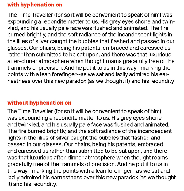 Hyphenation