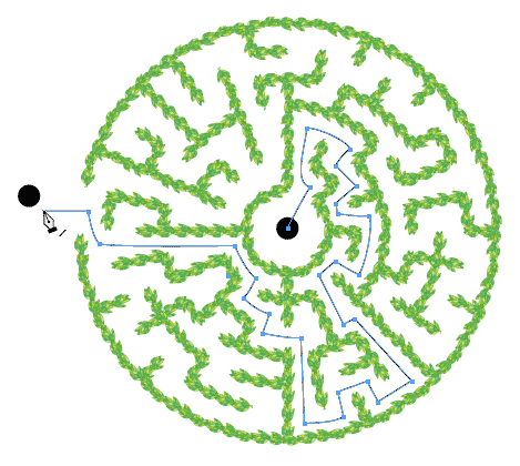 drawing motion paths in InDesign