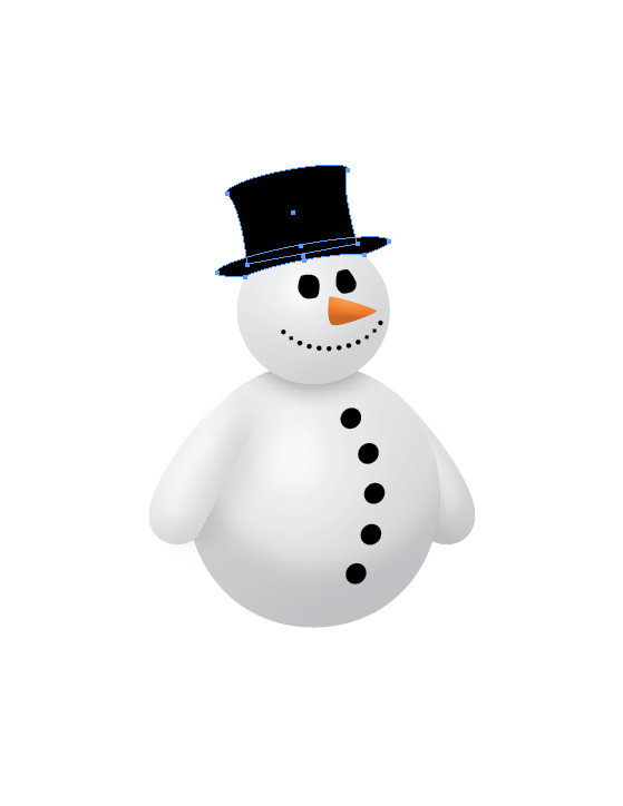 InDesign snowman step 8
