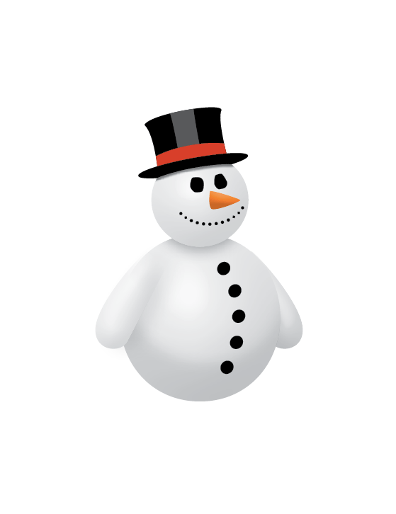 InDesign snowman step 10