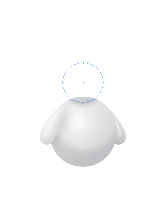 InDesign snowman step 4