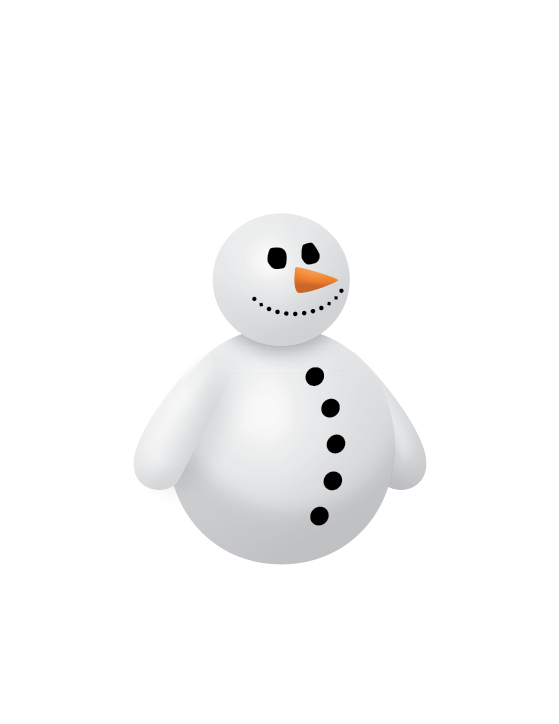 InDesign snowman step 7