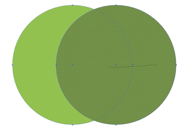 Selecting both shapes on the right (highlighted) will merge them. Option/Alt-clicking them will remove them from the shape.